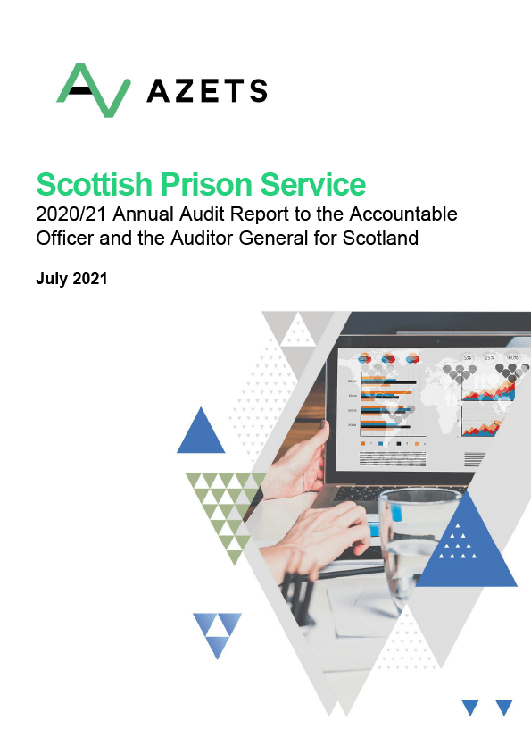 Publication cover: Scottish Prison Service annual audit 2020/21 