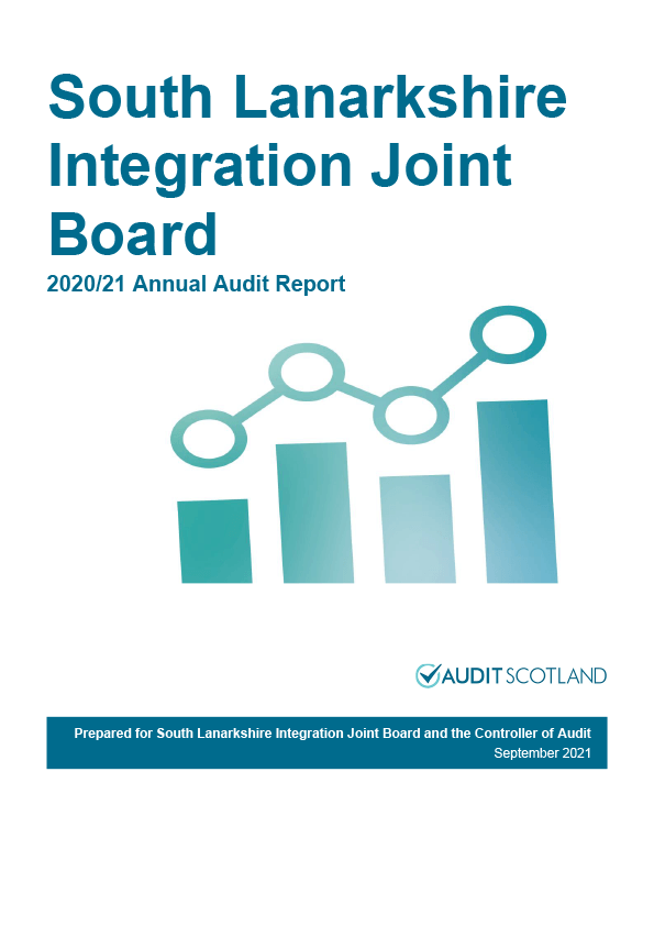 Publication cover: South Lanarkshire Integration Joint Board annual audit 2020/21 