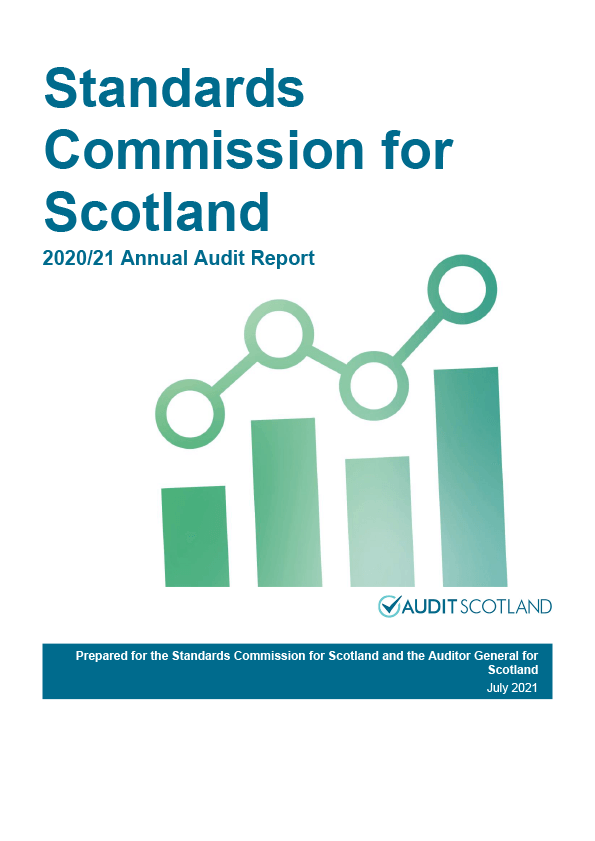 Publication cover: Standards Commission for Scotland annual audit 2020/21 