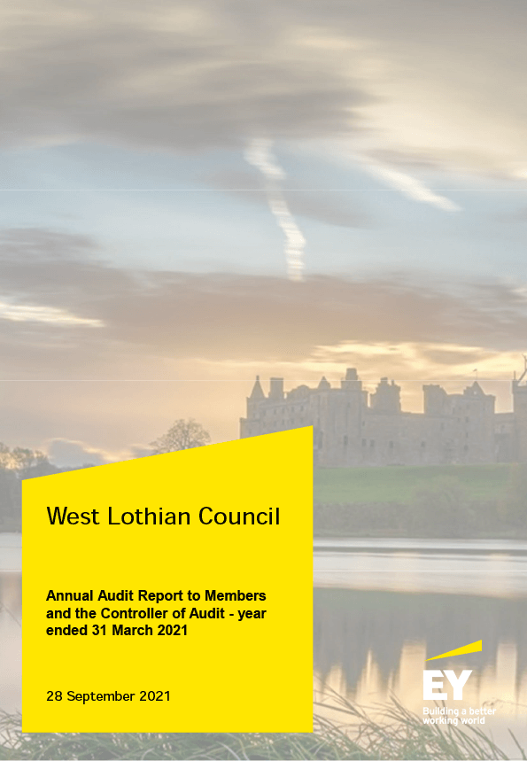 Publication cover: West Lothian Council annual audit 2020/21 