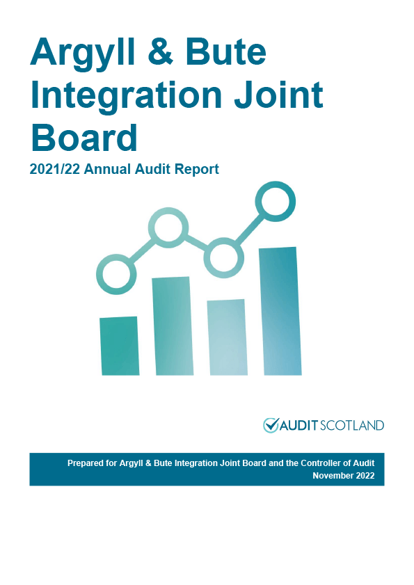 Publication cover: Argyll and Bute Integration Joint Board annual audit 2021/22