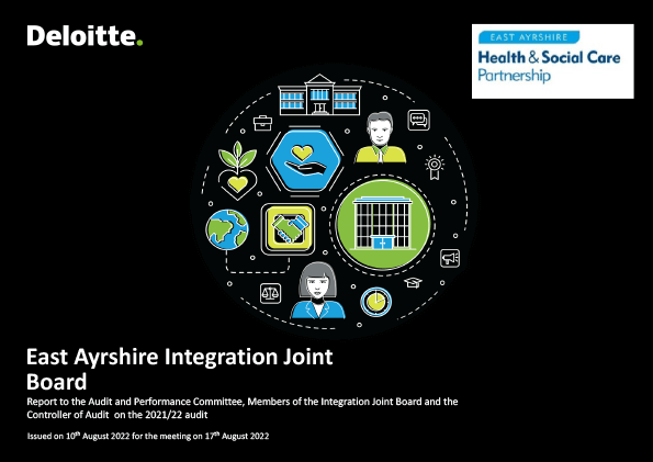Publication cover: East Ayrshire Integration Joint Board annual audit 2021/22