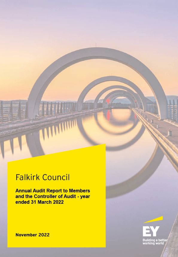 Publication cover: Falkirk Council annual audit 2021/22