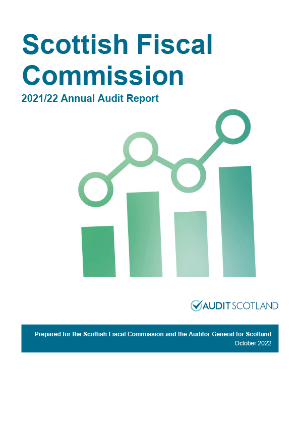 Publication cover: Scottish Fiscal Commission annual audit 2021/22