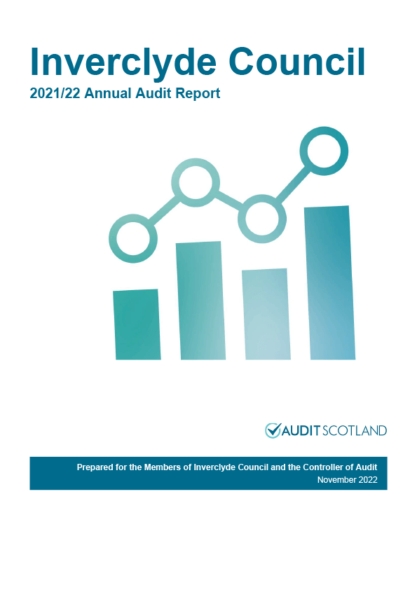 Publication cover: Inverclyde Council annual audit 2021/22