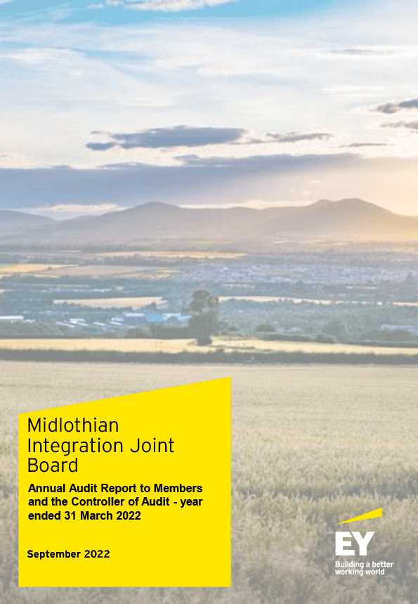 Publication cover: Midlothian Integration Joint Board annual audit 2021/22