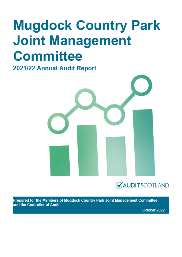 Publication cover: Mugdock Country Park Joint Management Committee annual audit 2021/22