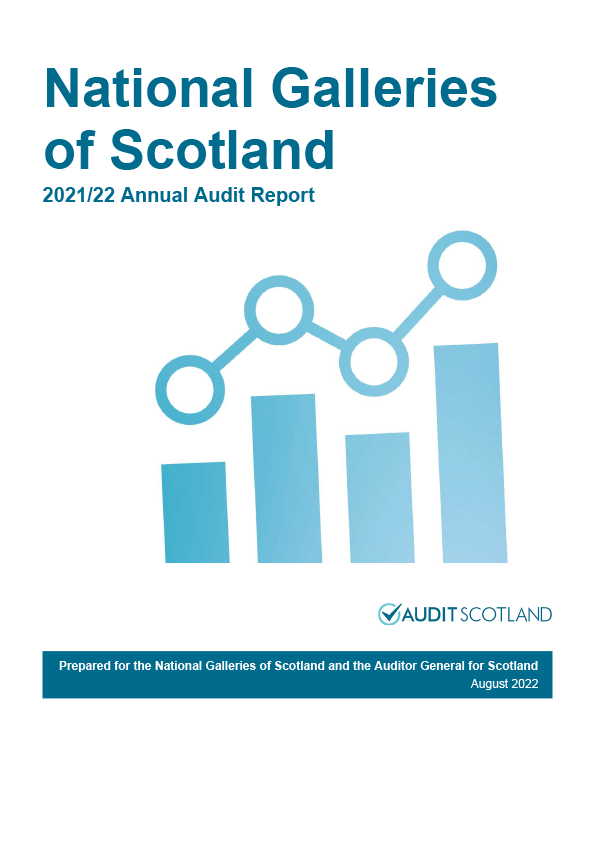 Publication cover: National Galleries of Scotland annual audit 2021/22