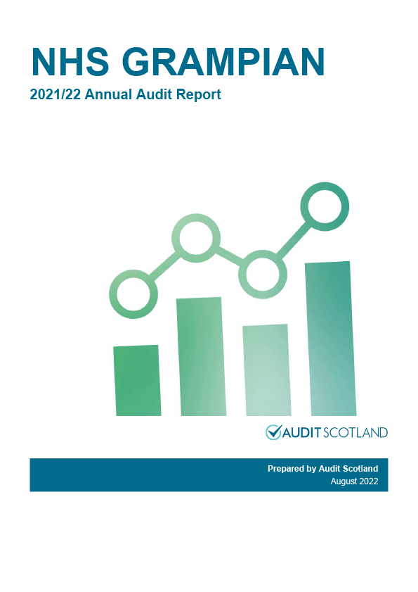Publication cover: NHS Grampian annual audit 2021/22