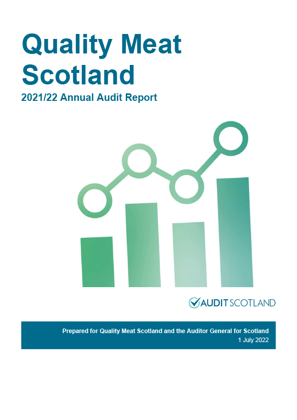 Publication cover: Quality Meat Scotland annual audit 2021/22