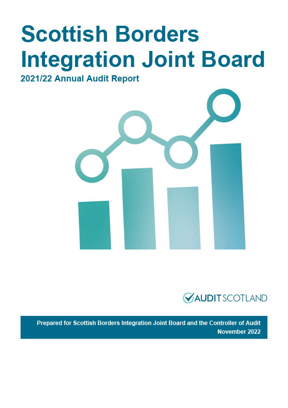 Publication cover: Scottish Borders Integration Joint Board annual audit 2021/22