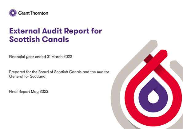 Publication cover: Scottish Canals annual audit 2021/22