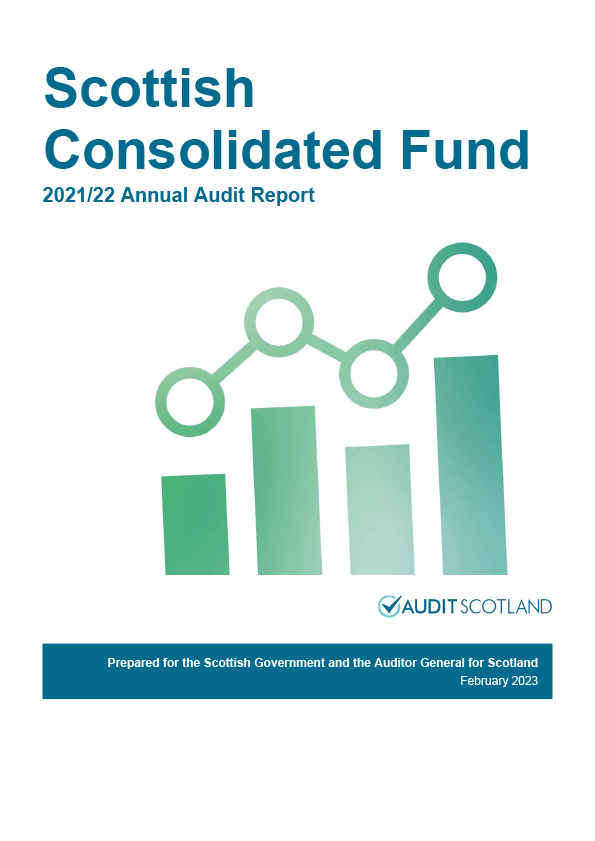 Publication cover: Scottish Government: Scottish Consolidated Fund annual audit 2021/22