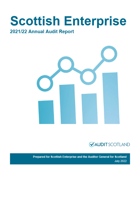 Publication cover: Scottish Enterprise annual audit 2021/22