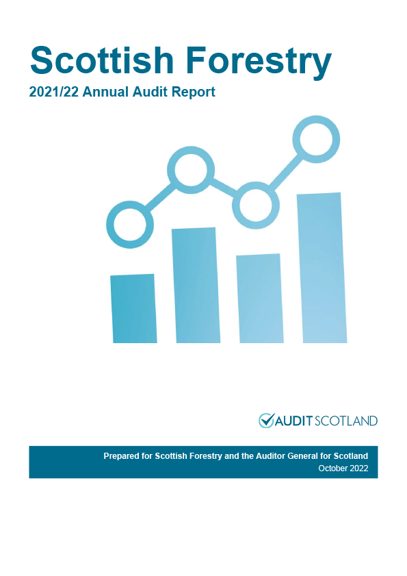 Publication cover: Scottish Forestry annual audit 2021/22