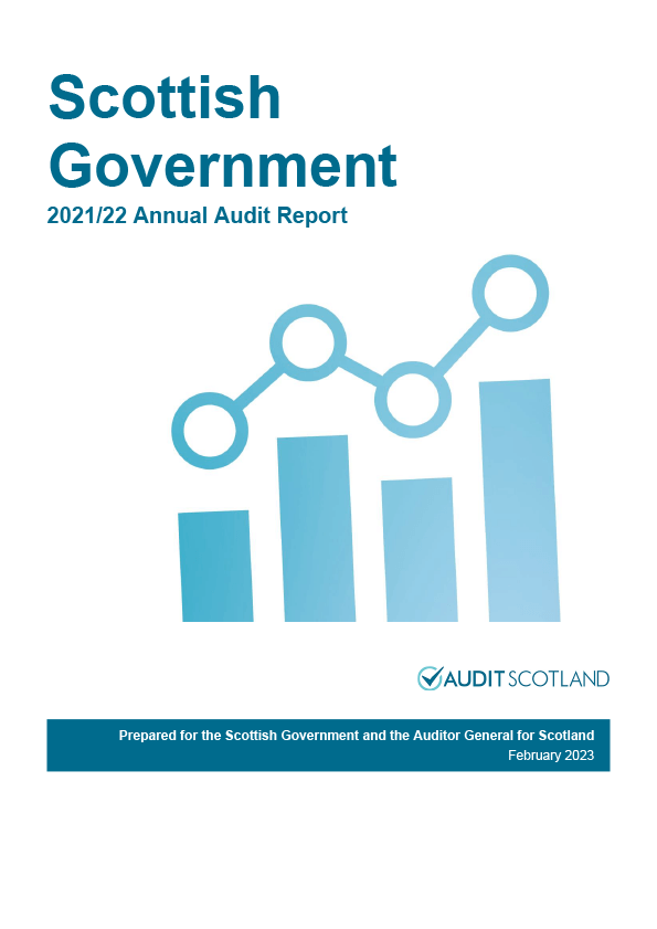 Publication cover: Scottish Government annual audit 2021/22