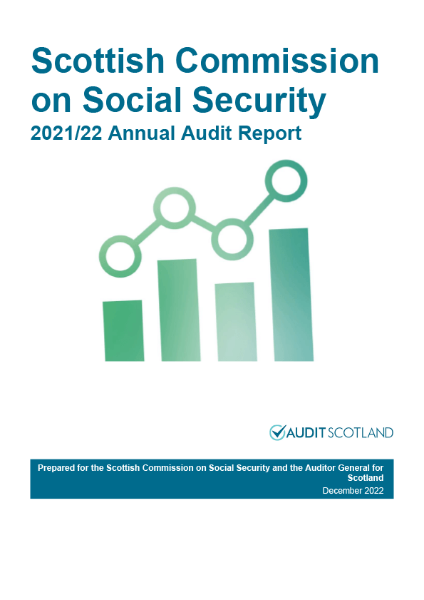 Publication cover: Scottish Commission on Social Security annual audit 2021/22