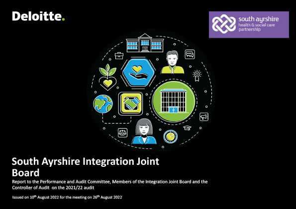 Publication cover: South Ayrshire Integration Joint Board annual audit 2021/22