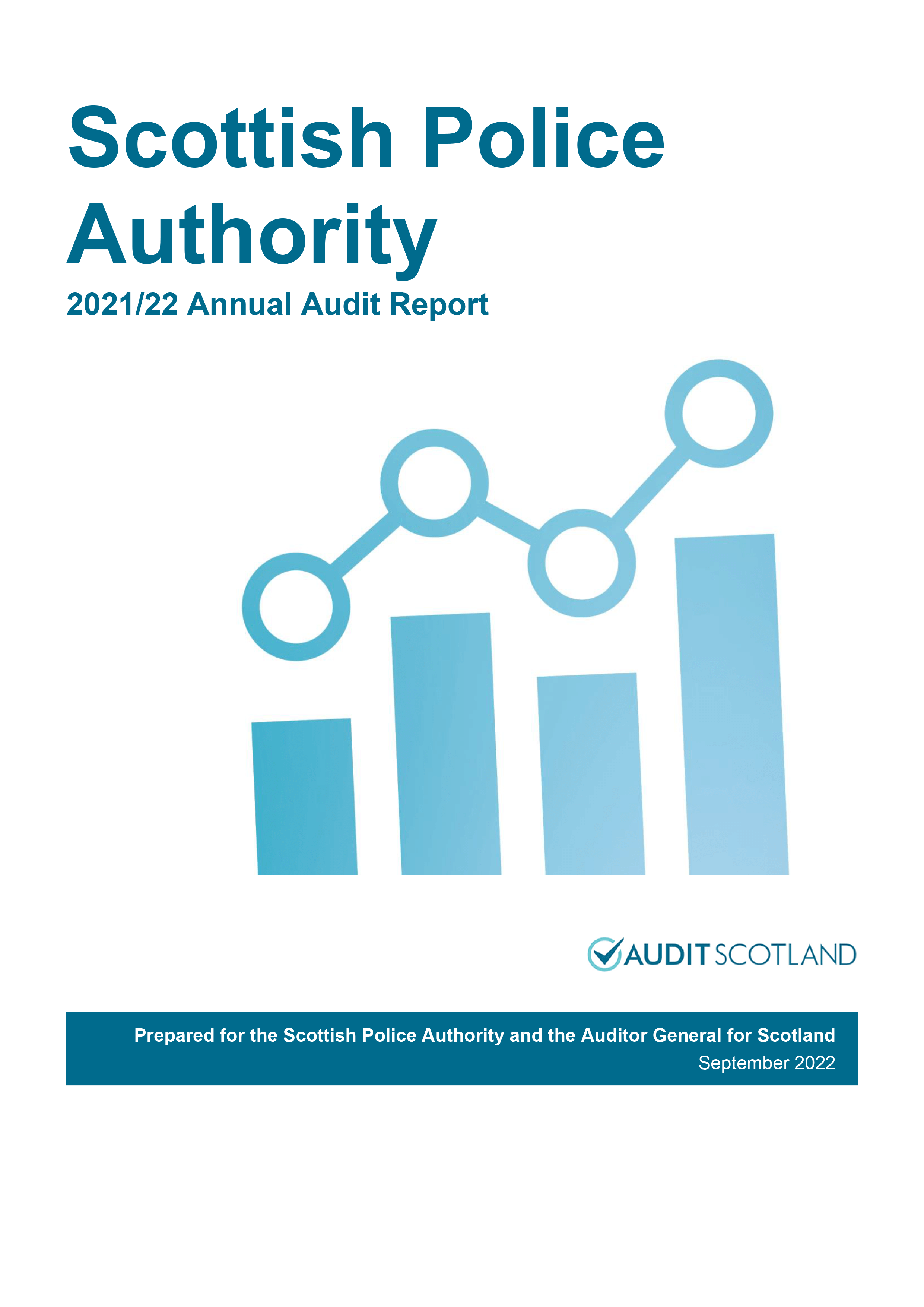 Publication cover: Scottish Police Authority annual audit 2021/22