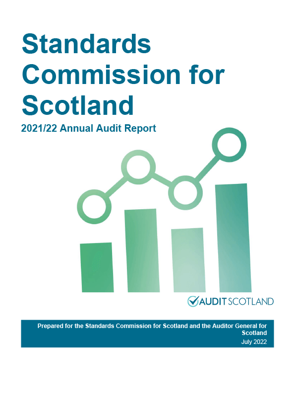 Publication cover: Standards Commission for Scotland annual audit 2021/22