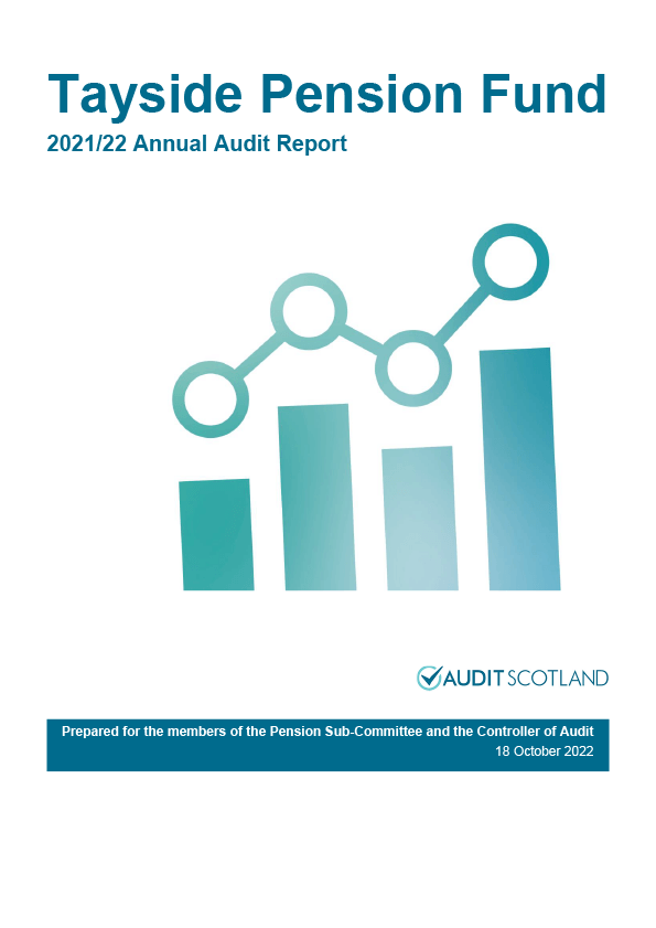 Publication cover: Tayside Pension Fund annual audit 2021/22