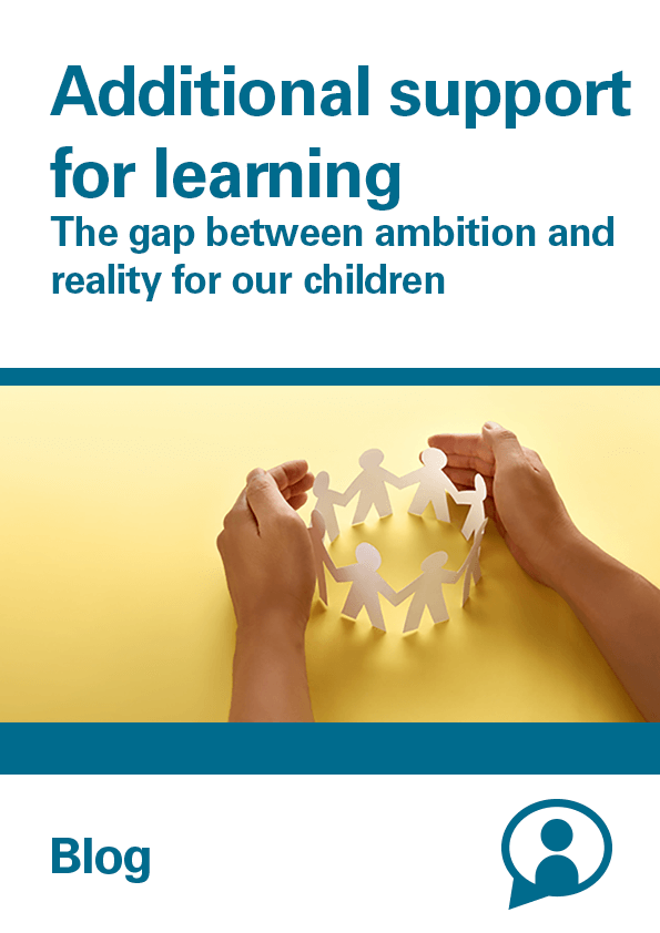 View Children and young people who need additional support for learning
