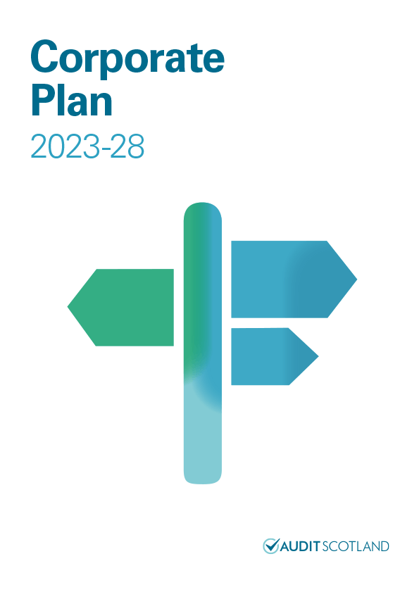 Publication cover: Corporate plan 2023-28
