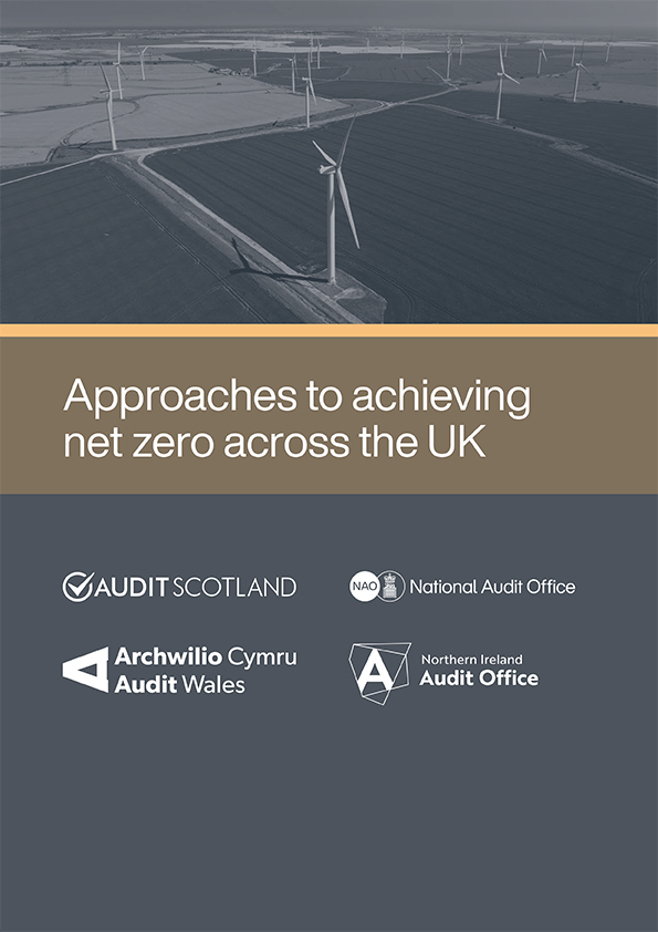 Publication cover: Approaches to achieving net zero across the UK