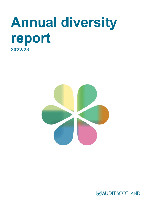 Publication cover: Annual diversity report 2022/23