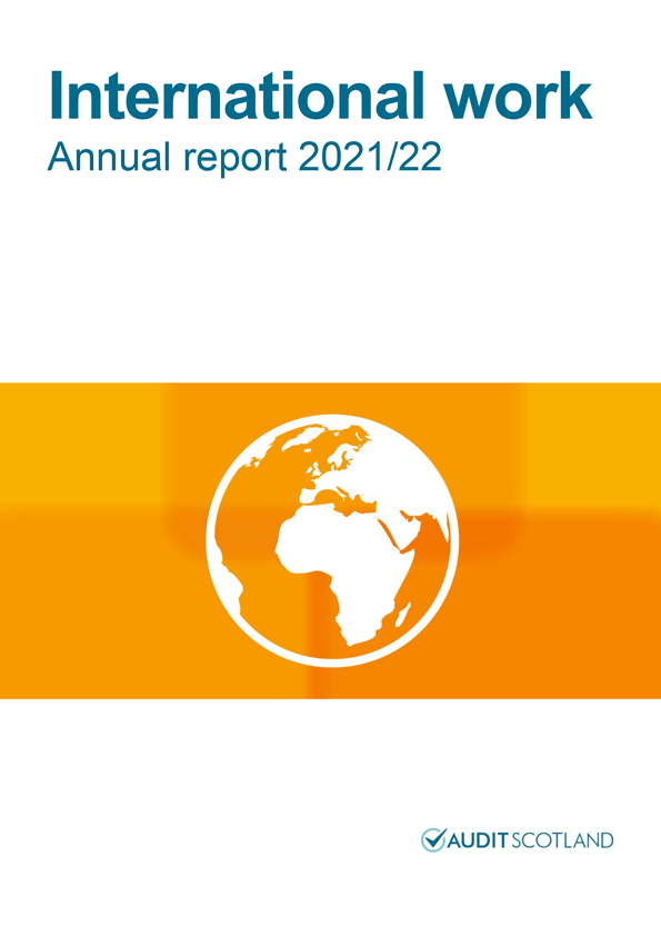 Publication cover: International work annual report 2021/22 