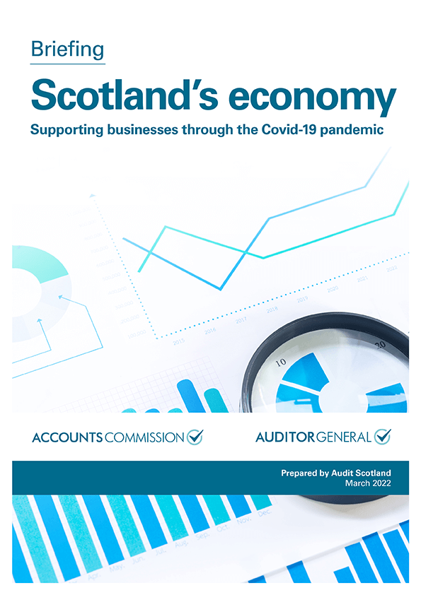 Publication cover: Scotland's economy: Supporting businesses through the Covid-19 pandemic