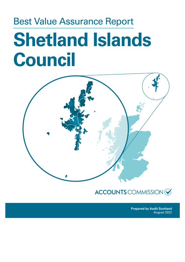 Publication cover: Best Value Assurance Report: Shetland Islands Council