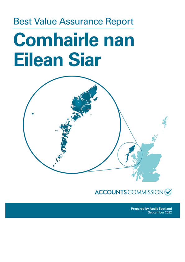 Publication cover: Best Value Assurance Report: Comhairle nan Eilean Siar