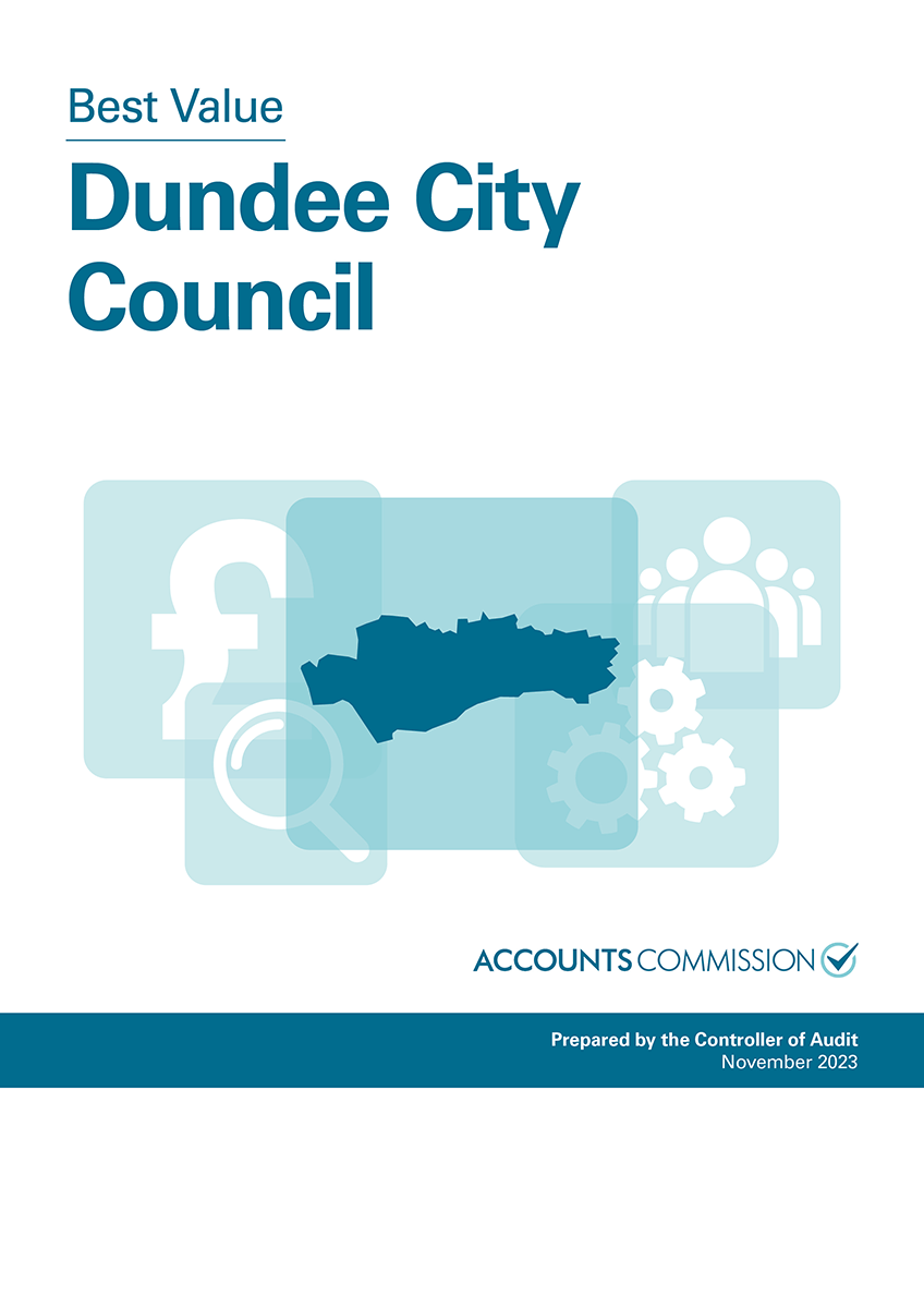 Publication cover: Controller of Audit report: Dundee City Council
