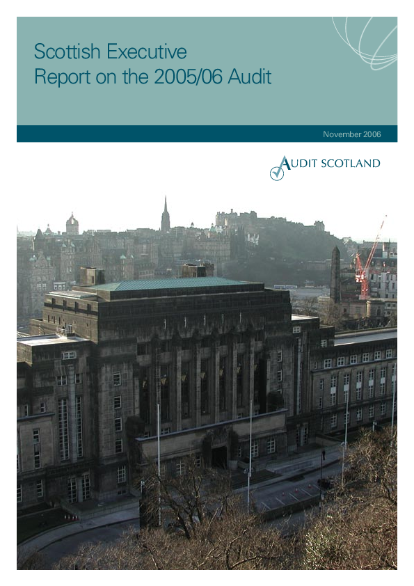 Publication cover: Scottish Executive annual audit 2005/06