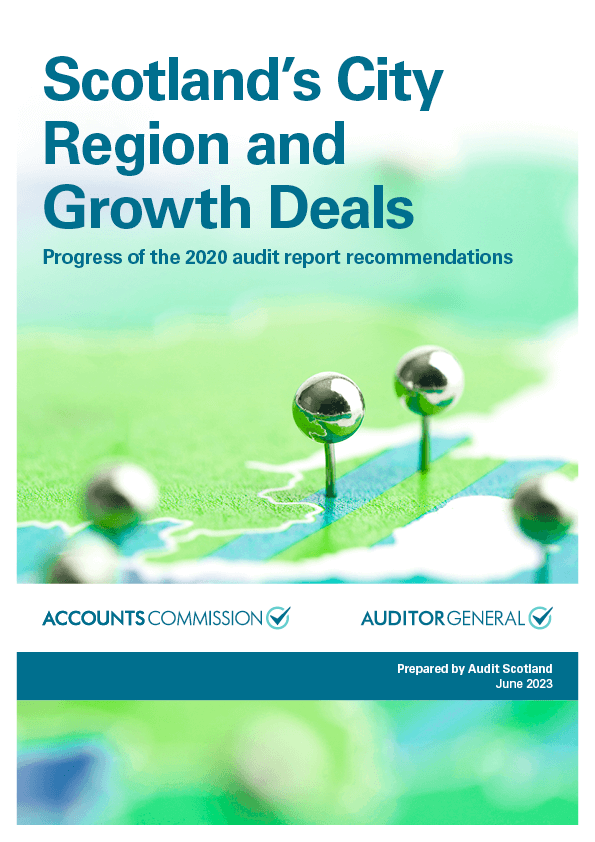 Publication cover: Scotland's City Region and Growth Deals: Progress of the 2020 audit report recommendations
