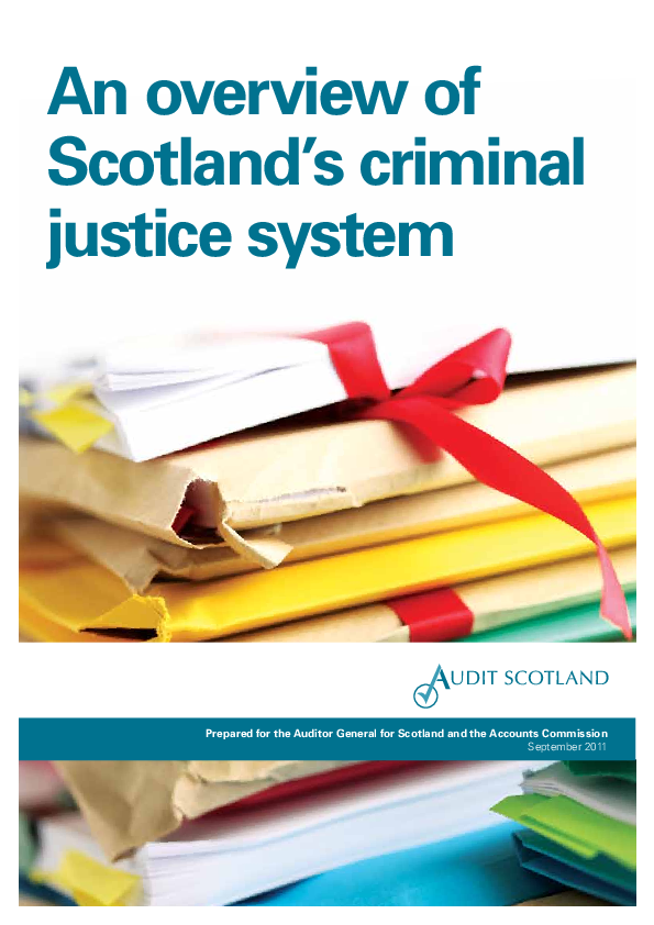 Publication cover: Overview of Scotland's justice system