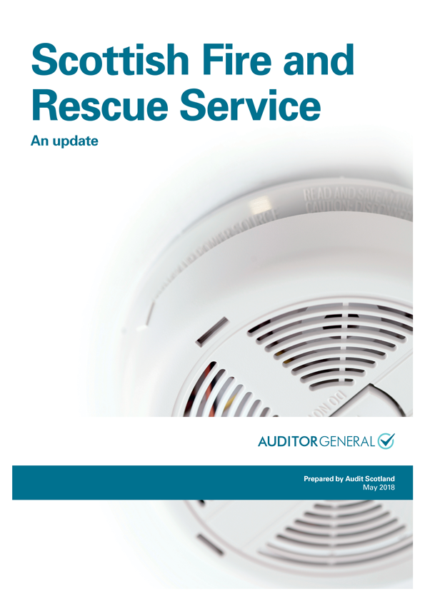 Publication cover: Scottish Fire and Rescue Service: an update