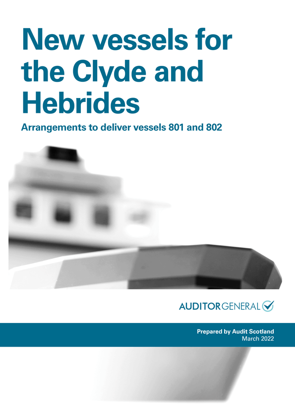 Publication cover: New vessels for the Clyde and Hebrides