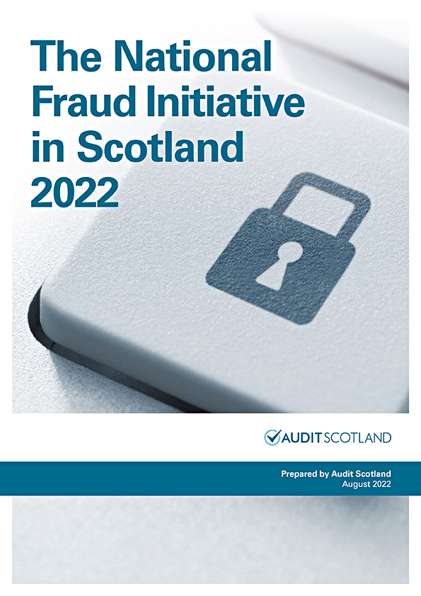 Publication cover: The National Fraud Initiative in Scotland 2022