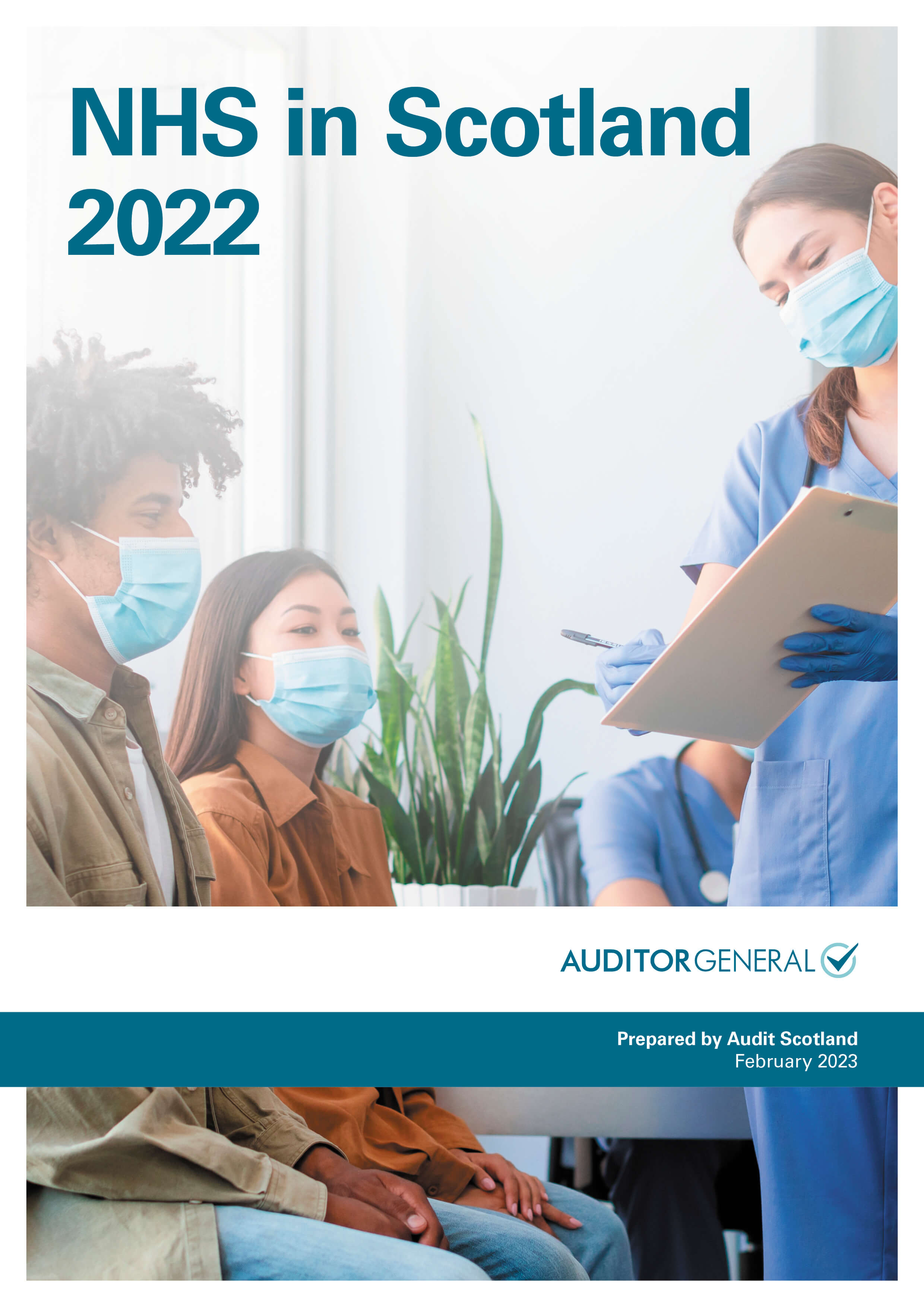 Publication cover: NHS in Scotland 2022