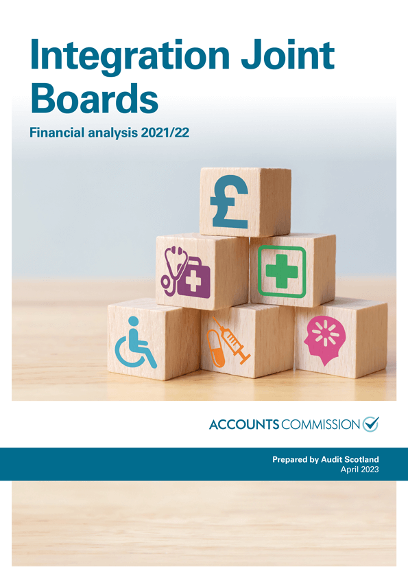 Publication cover: Integration Joint Boards: Financial analysis 2021/22