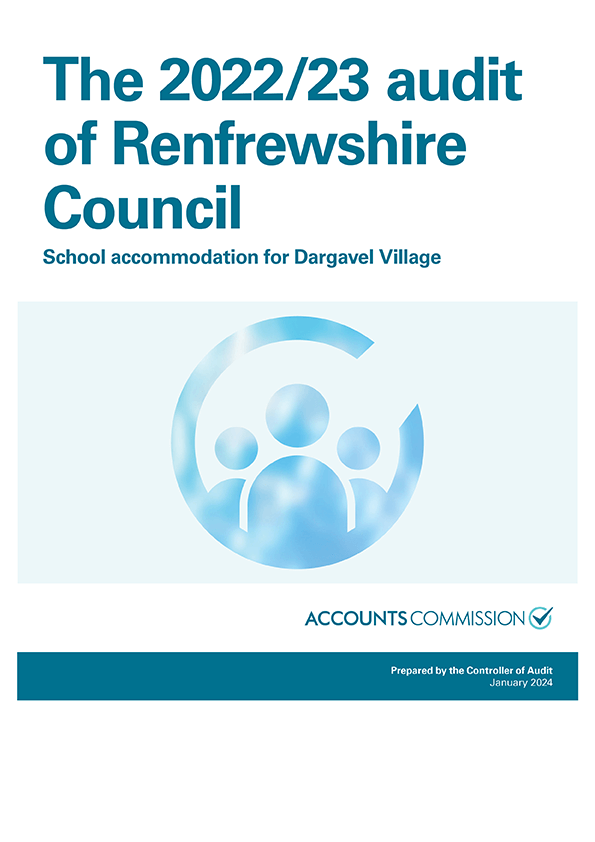 Publication cover: The 2022/23 audit of Renfrewshire Council: Dargavel Village