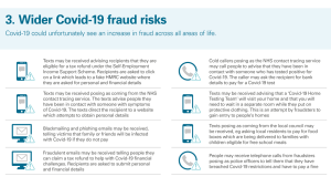 Wider Covid-19 fraud risks