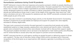 Case study 3: Humanitarian assistance during Covid-19 pandemic