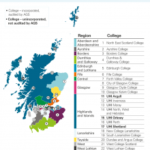 Exhibit 1: Scotland’s colleges as at 1 August 2023